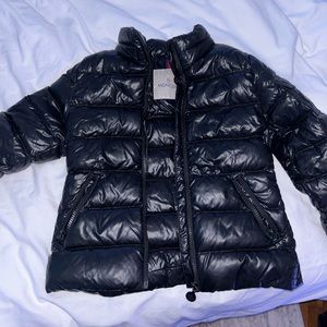 Kids Black Moncler Coat